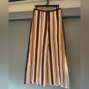 Striped linen pants